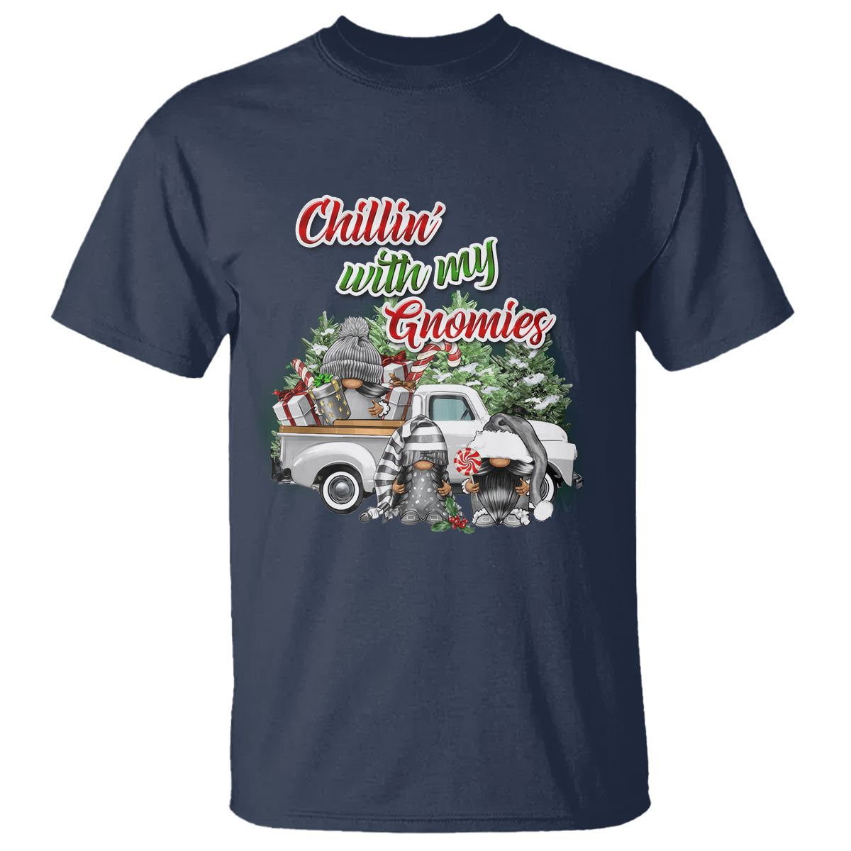 gnome-christmas-t-shirt-chillin-with-my-gnomies-xmas-truck
