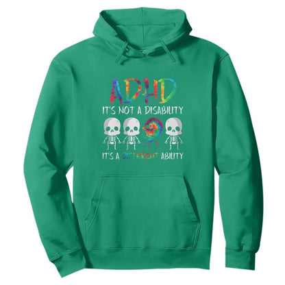ADHD Support Hoodie It's Not A Disability It's A Different Ability