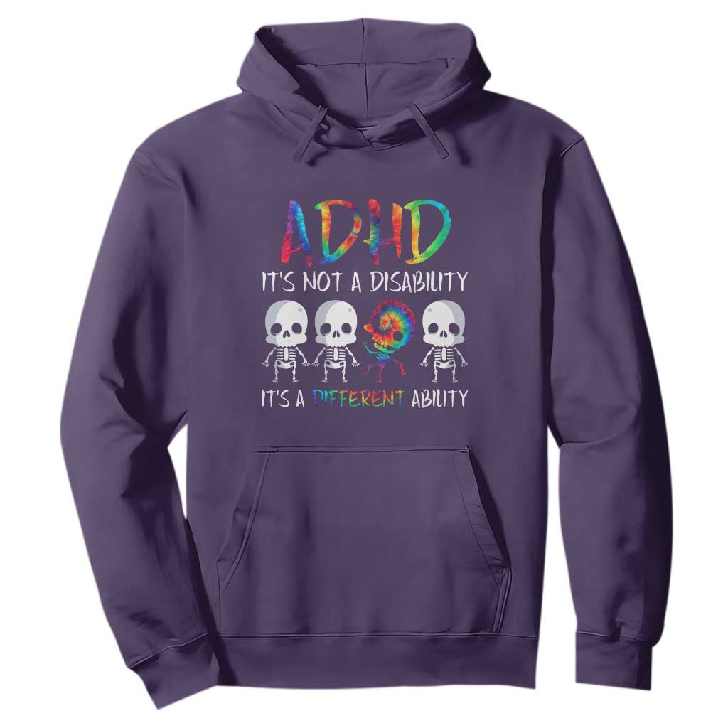 ADHD Support Hoodie It's Not A Disability It's A Different Ability