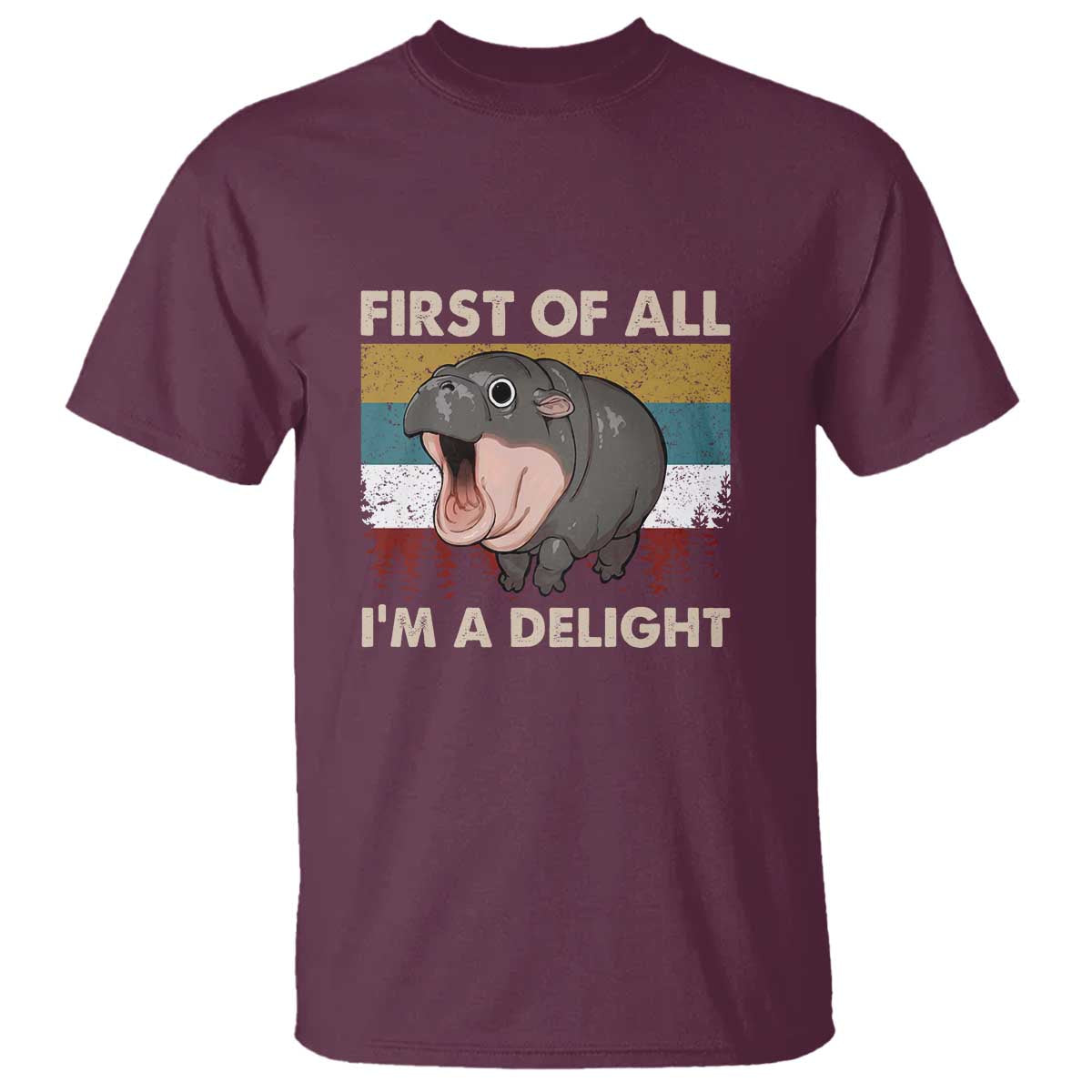 funny-screaming-moo-deng-t-shirt-first-of-all-im-a-delight-retro-vintage