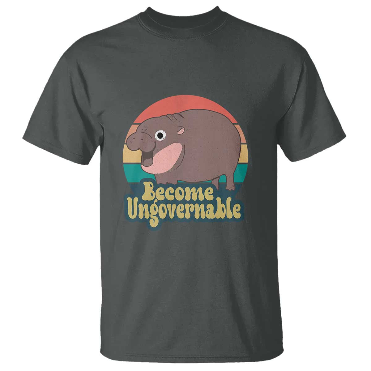 funny-baby-hippo-moo-deng-t-shirt-become-ungovernable-retro