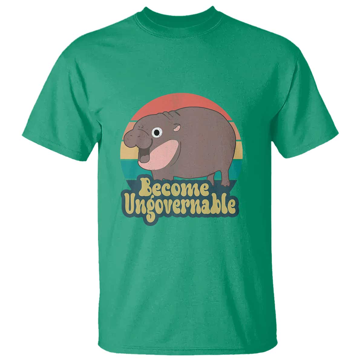 funny-baby-hippo-moo-deng-t-shirt-become-ungovernable-retro