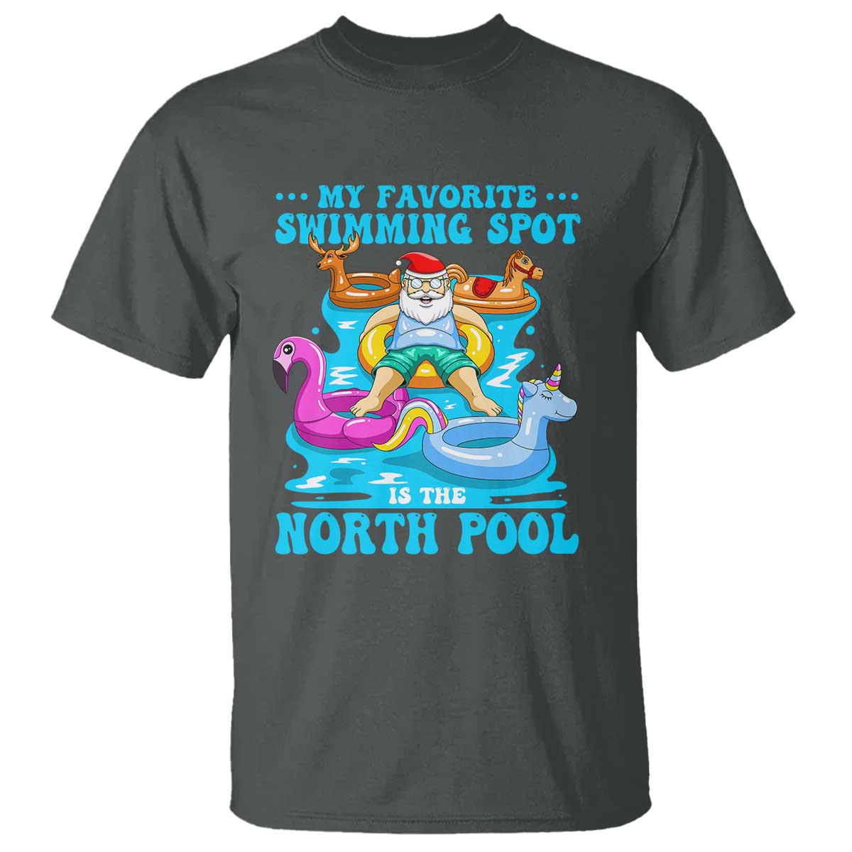 christmas-in-july-relaxing-santa-t-shirt-my-favorite-swimming-spot-is-the-north-pole
