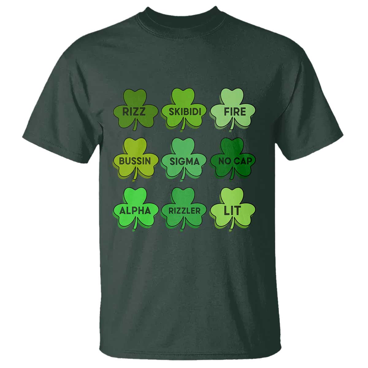 funny-st-patricks-day-skibi-rizz-t-shirt-no-cap