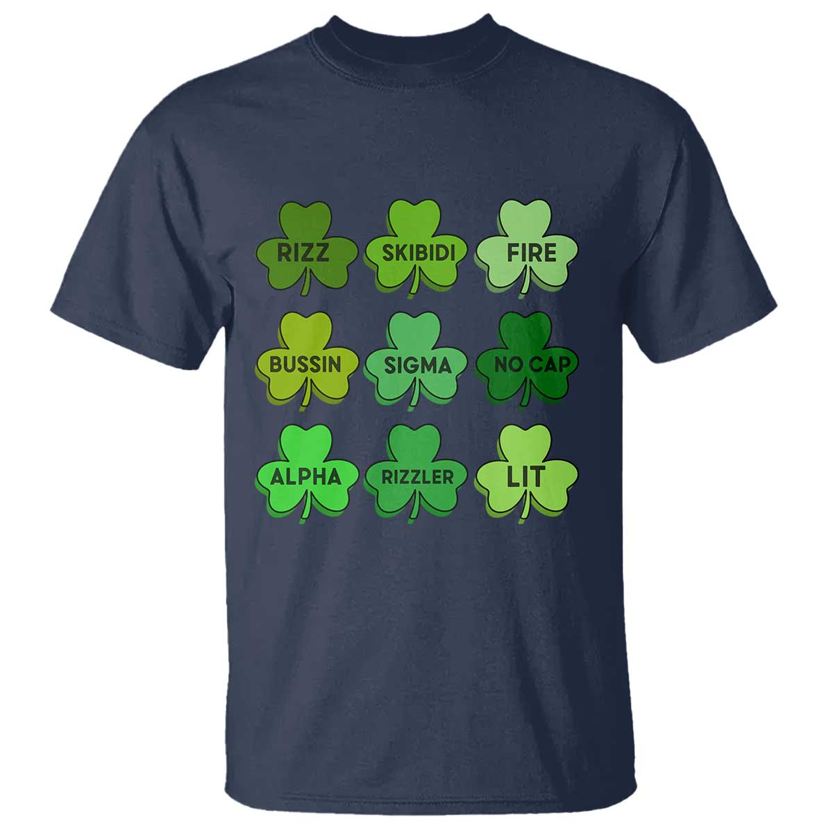 funny-st-patricks-day-skibi-rizz-t-shirt-no-cap