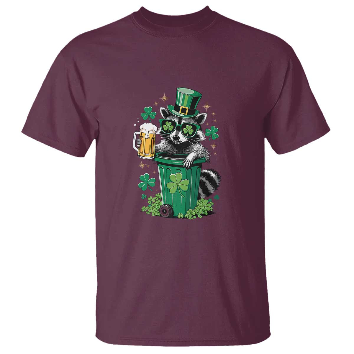 funny-stpatricks-day-raccoon-t-shirt-patrick-drinking-irish