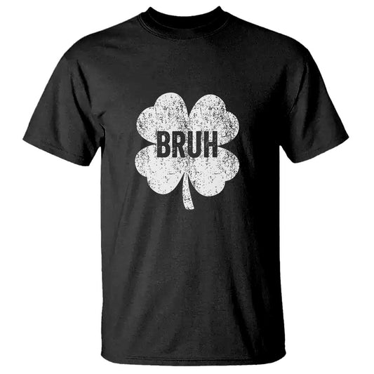 funny-st-patricks-day-bruh-t-shirt-lucky-shamrock-vintage