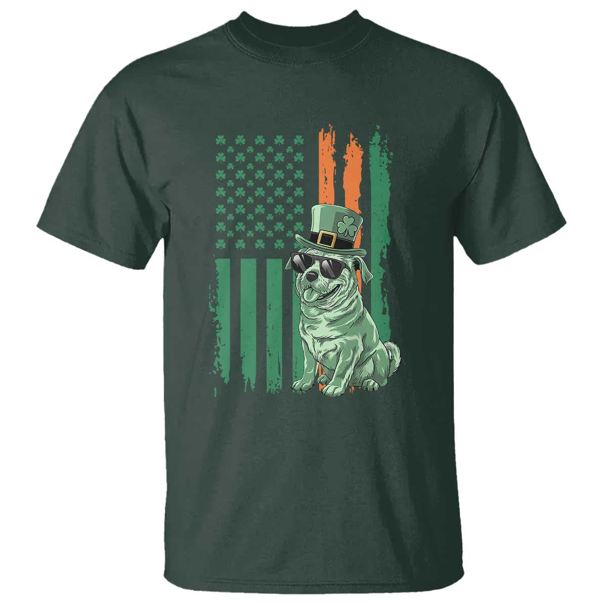 funny-st-patricks-day-pug-leprechaun-t-shirt-dog-lover-puppy-green-american-flag