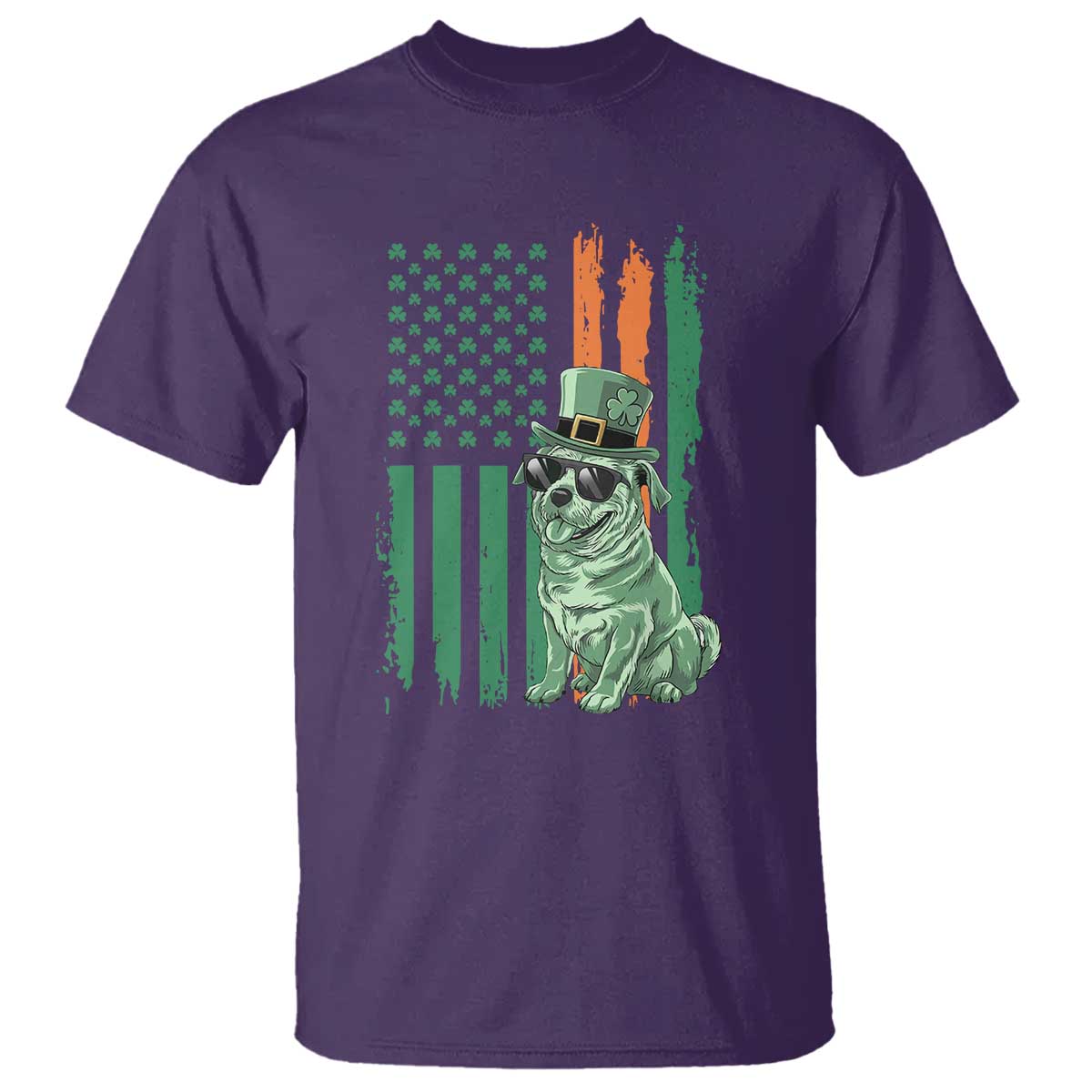 funny-st-patricks-day-pug-leprechaun-t-shirt-dog-lover-puppy-green-american-flag