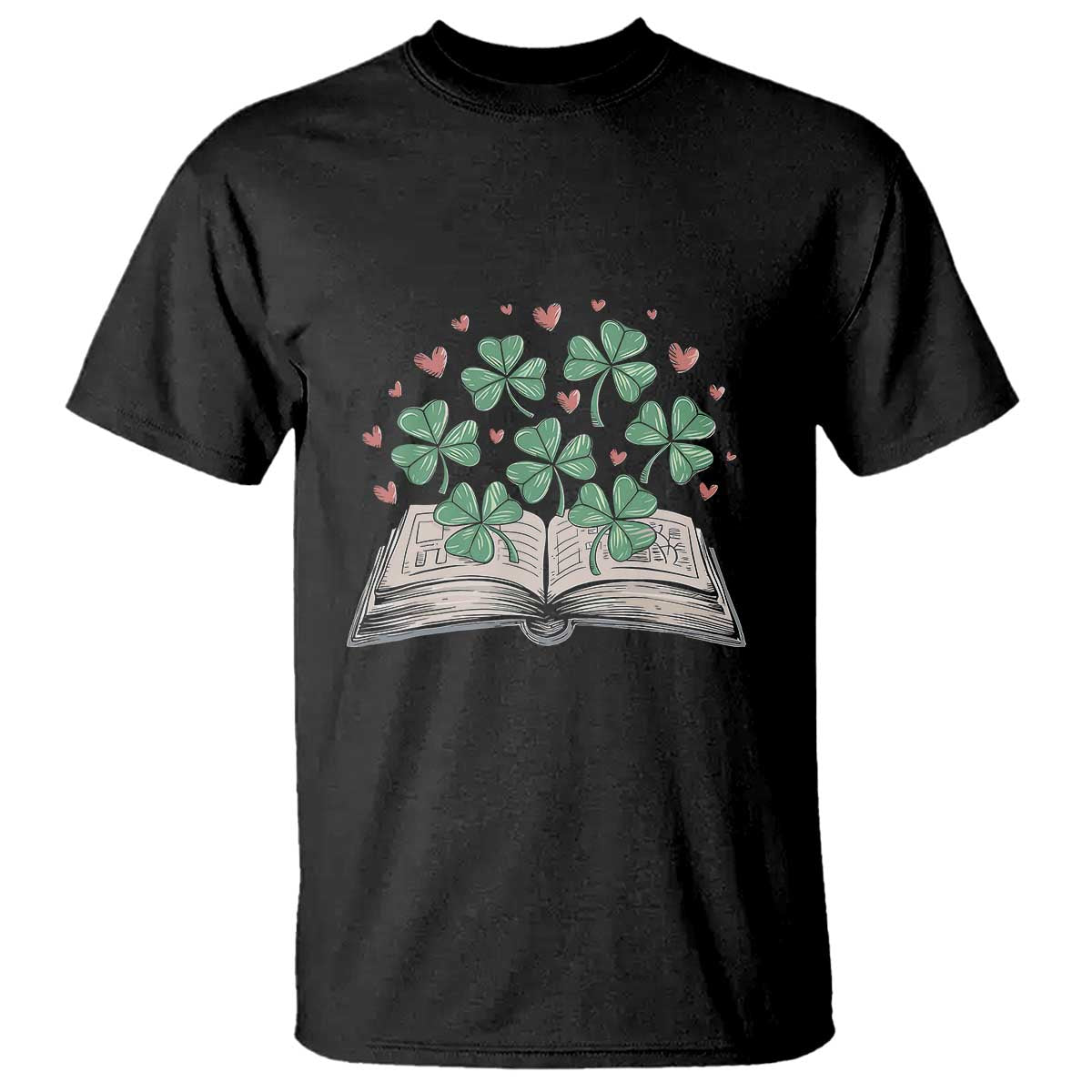 st-patricks-day-book-lover-t-shirt-librarian-core-lucky-shamrocks