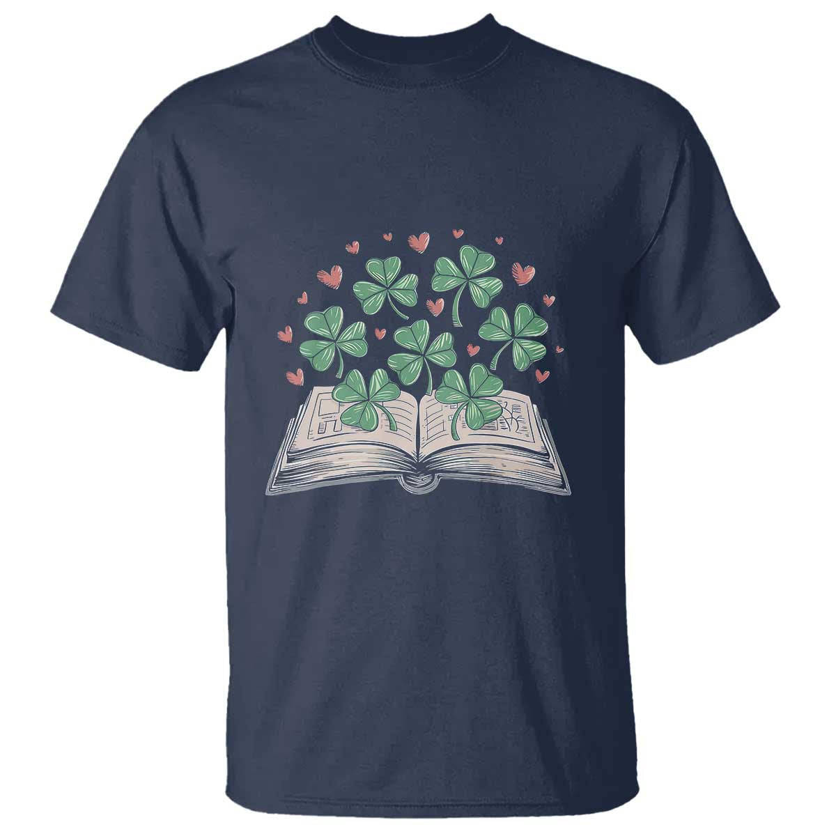 st-patricks-day-book-lover-t-shirt-librarian-core-lucky-shamrocks