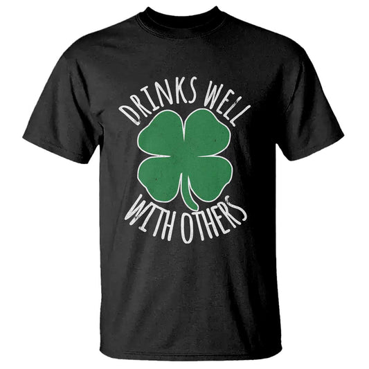 funny-st-patricks-day-drinking-t-shirt-drinks-well-with-others-drunk-beer-lucky-shamrock