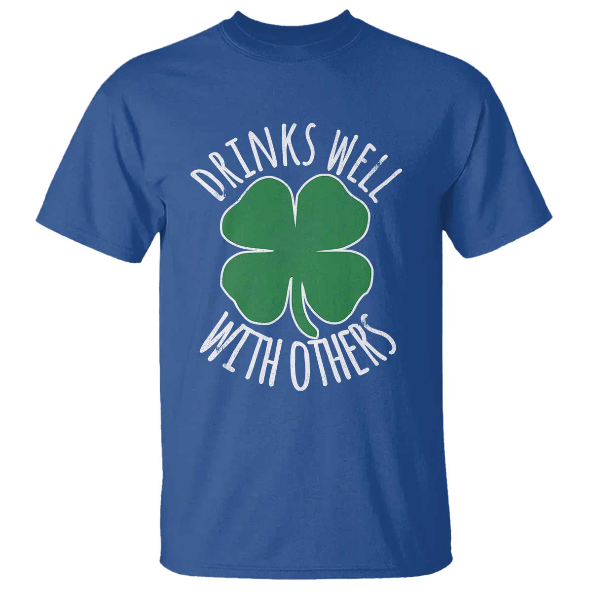 funny-st-patricks-day-drinking-t-shirt-drinks-well-with-others-drunk-beer-lucky-shamrock