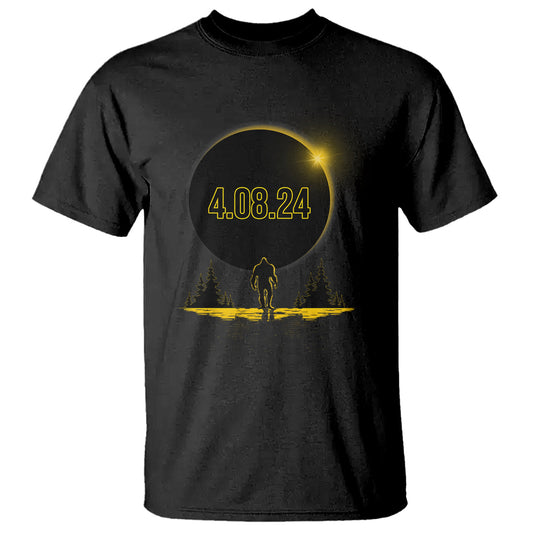 total-solar-eclipse-bigfoot-t-shirt-american-totality-april-8-2024-sasquatch-silhouette