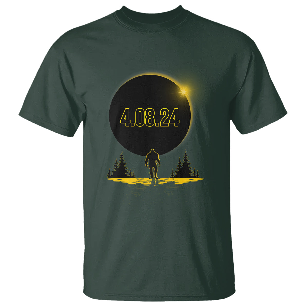total-solar-eclipse-bigfoot-t-shirt-american-totality-april-8-2024-sasquatch-silhouette
