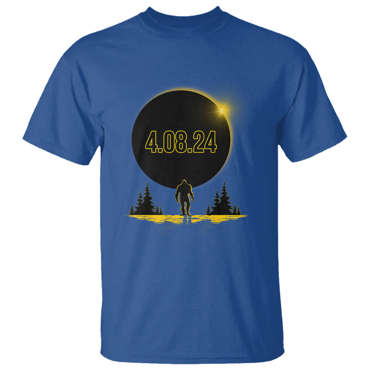 total-solar-eclipse-bigfoot-t-shirt-american-totality-april-8-2024-sasquatch-silhouette