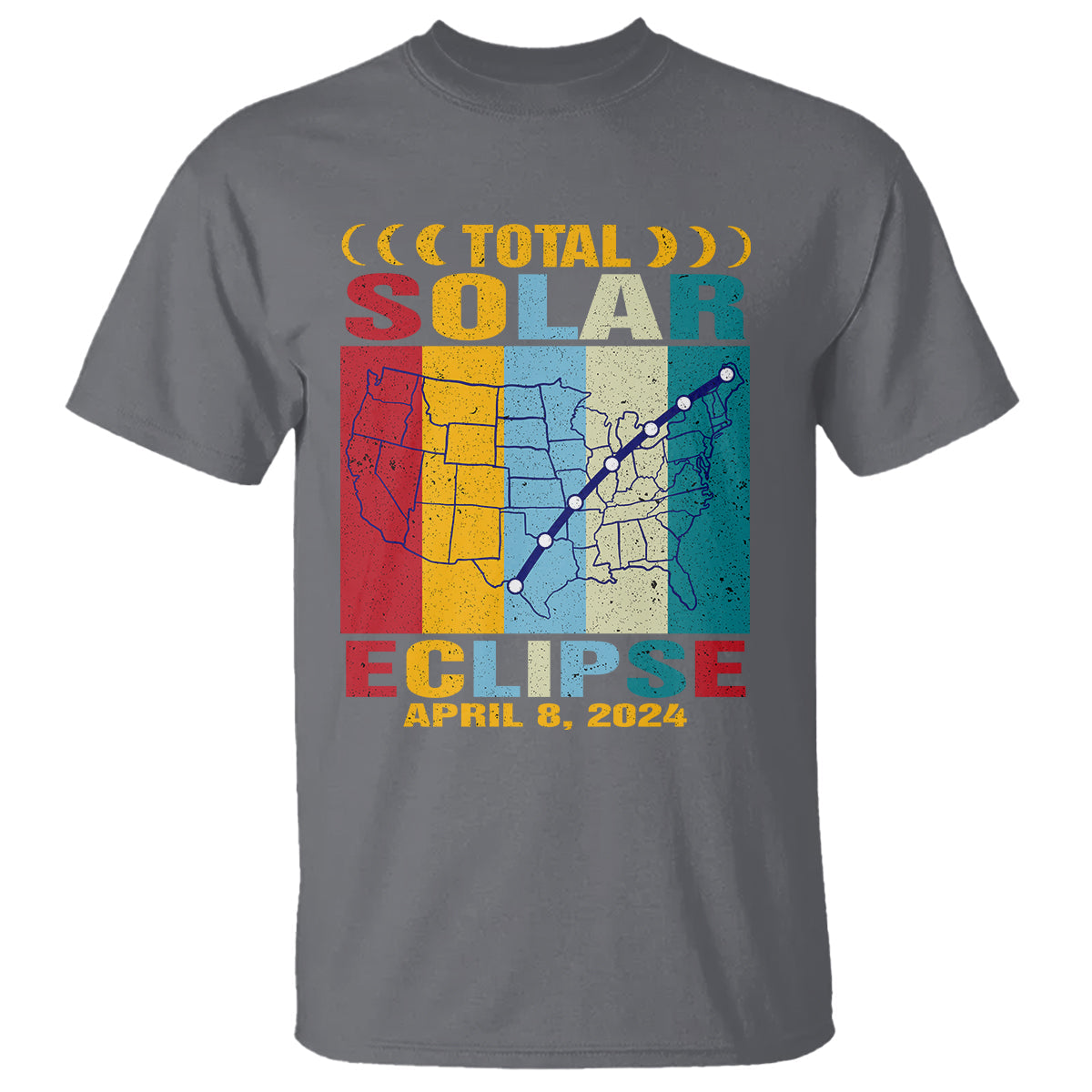 total-solar-eclipse-t-shirt-retro-american-totality-tour-map-april-8-2024
