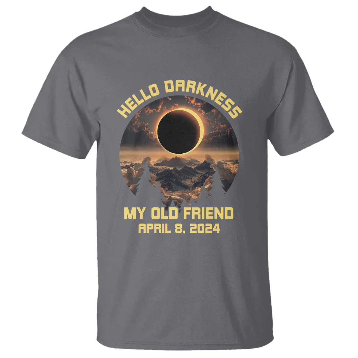 total-solar-eclipse-t-shirt-hello-darkness-my-old-friend-april-8-2024-american-totality
