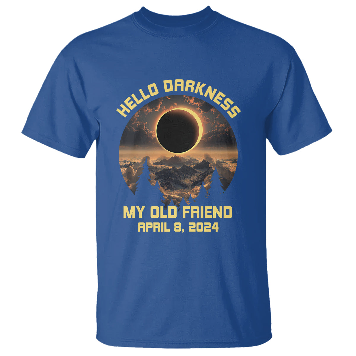 total-solar-eclipse-t-shirt-hello-darkness-my-old-friend-april-8-2024-american-totality