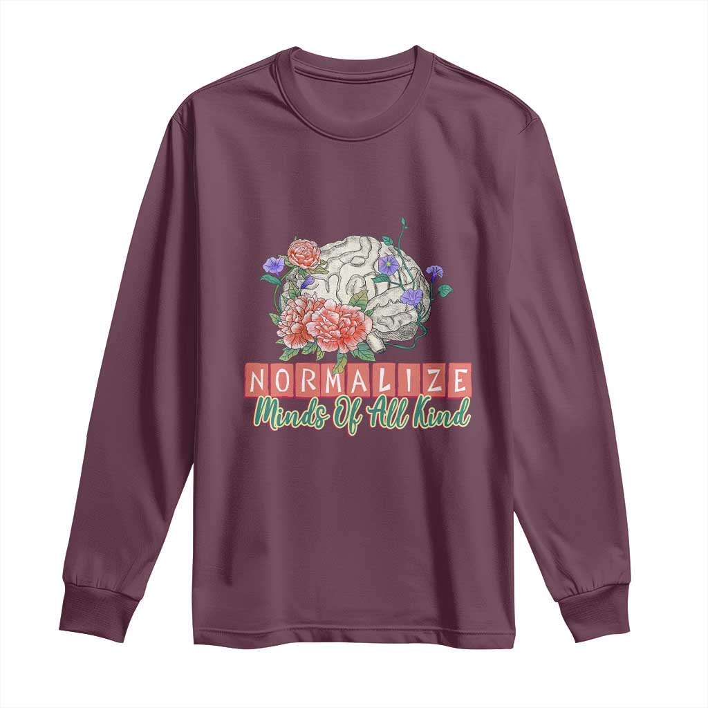 Mental Health Matters Long Sleeve Shirt End The Stigma