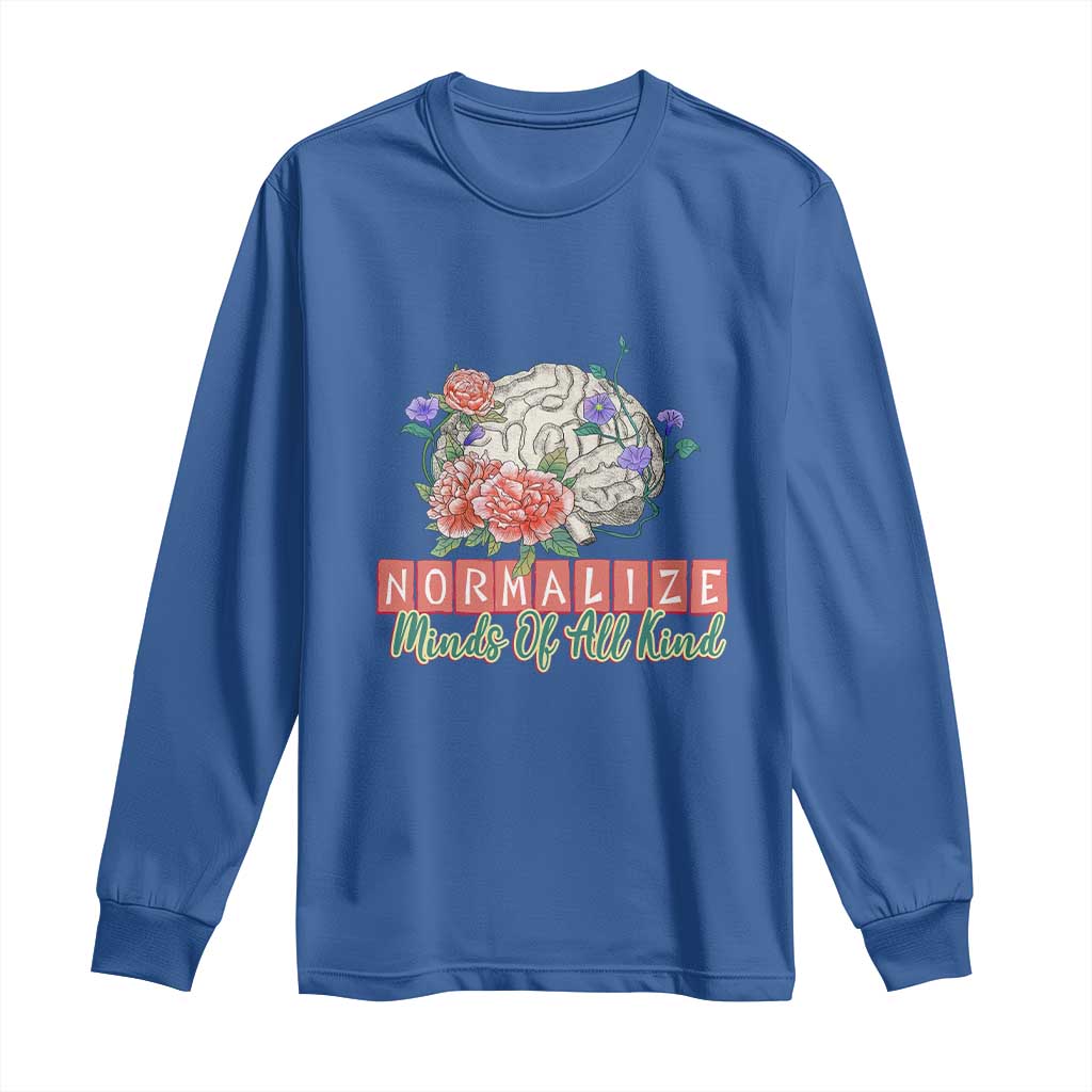 Mental Health Matters Long Sleeve Shirt End The Stigma