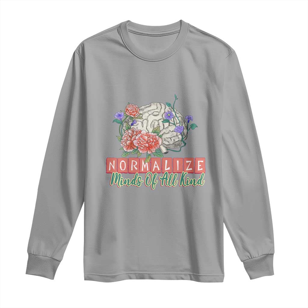 Mental Health Matters Long Sleeve Shirt End The Stigma
