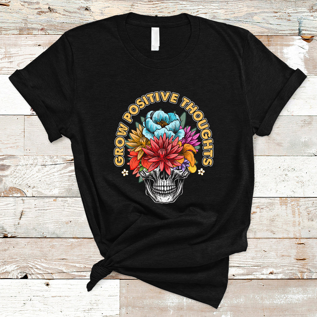 mental-health-matters-t-shirt-grow-positive-thoughts-mental-health-awareness-groovy-retro-floral-skull-with-flowers-ts02