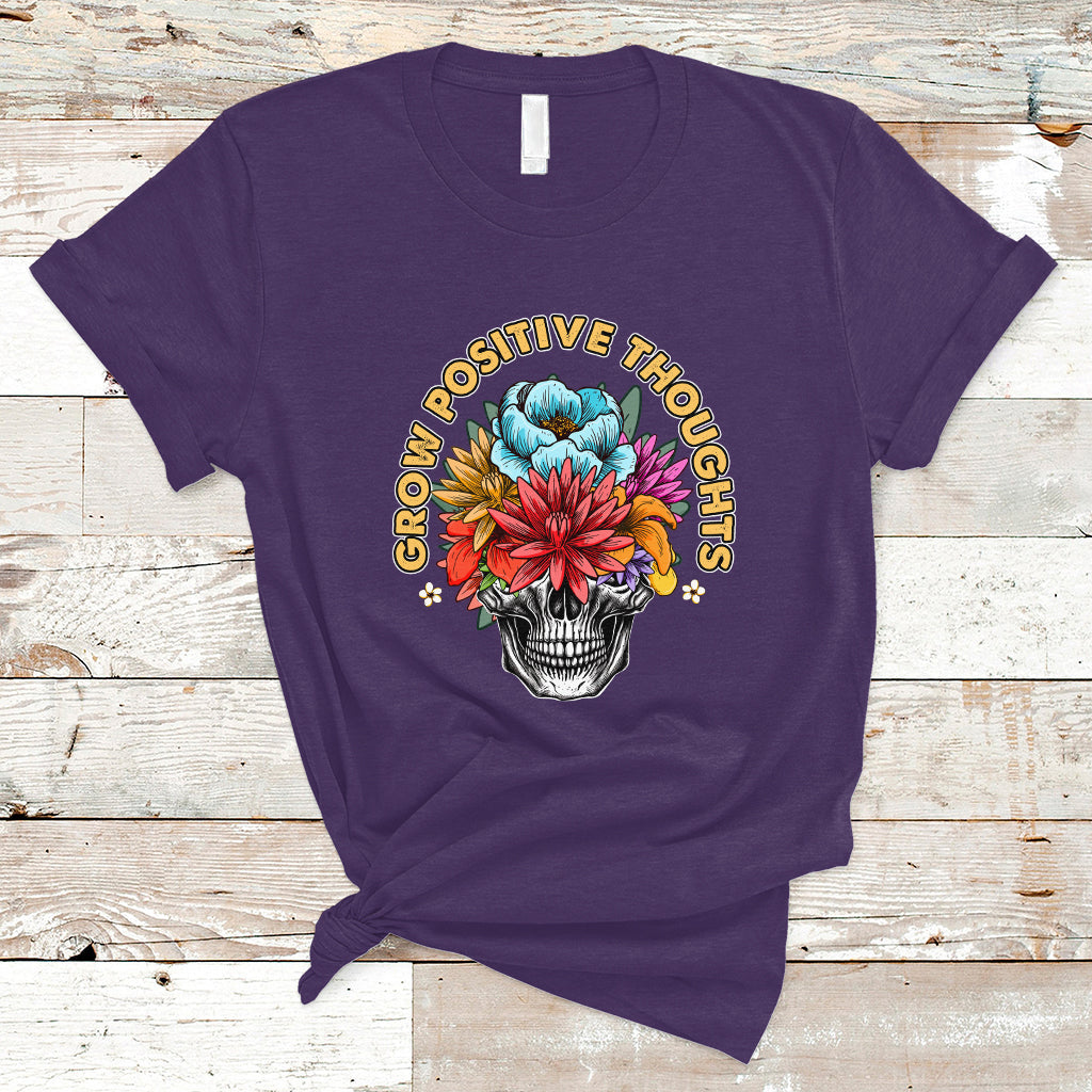 mental-health-matters-t-shirt-grow-positive-thoughts-mental-health-awareness-groovy-retro-floral-skull-with-flowers-ts02