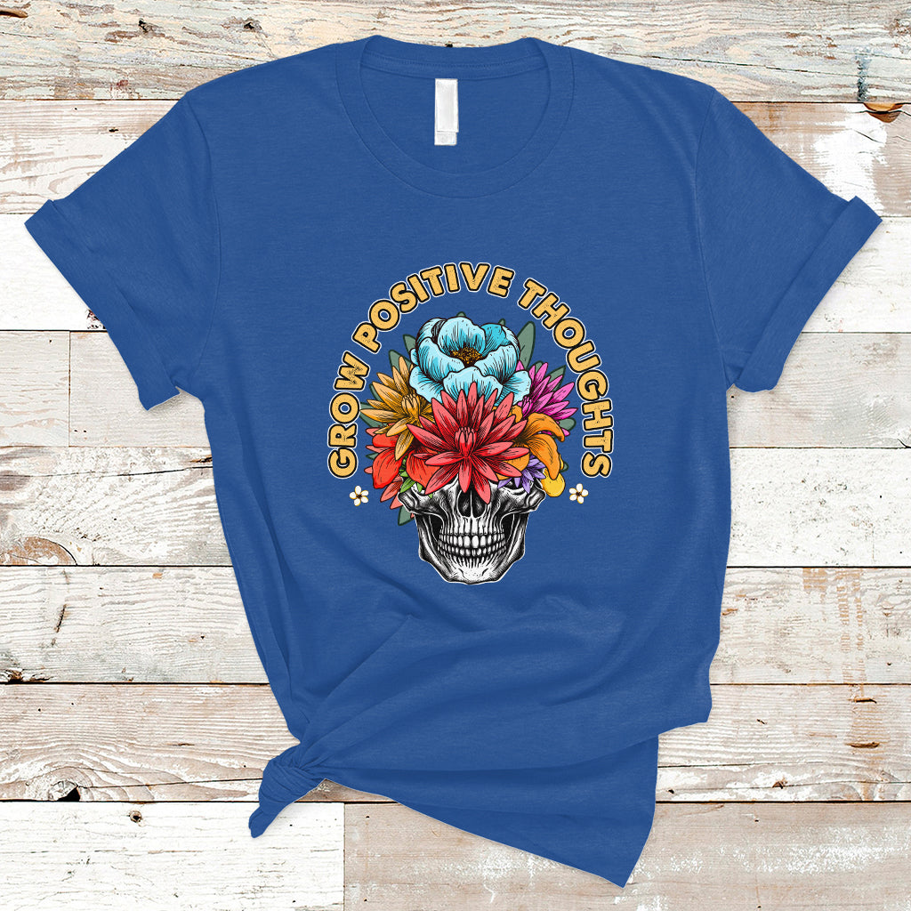 mental-health-matters-t-shirt-grow-positive-thoughts-mental-health-awareness-groovy-retro-floral-skull-with-flowers-ts02