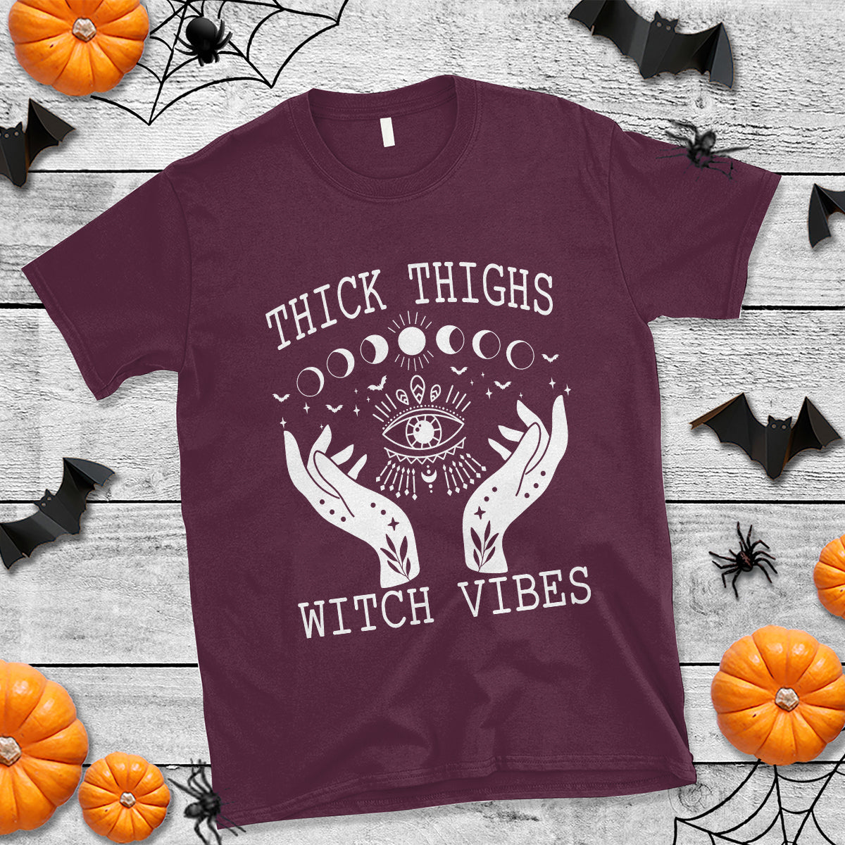 thick-thighs-witch-vibes-celestial-witchcraft-moon-phases-t-shirt