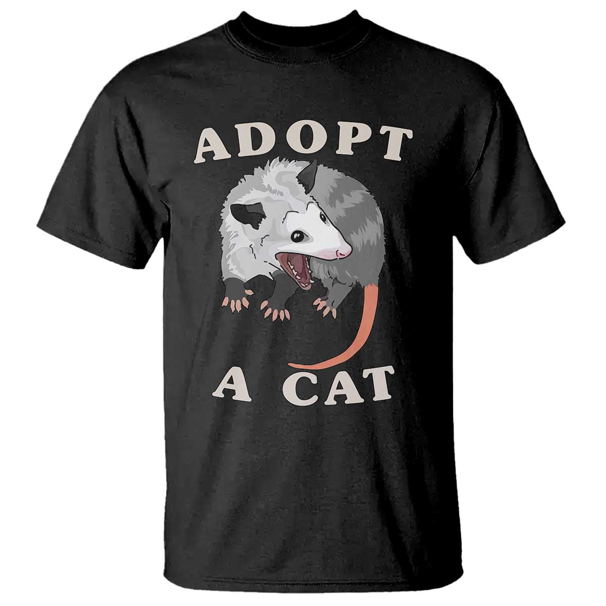 funny-opossum-meme-t-shirt-adopt-a-cat-possum-team-trash-vibes