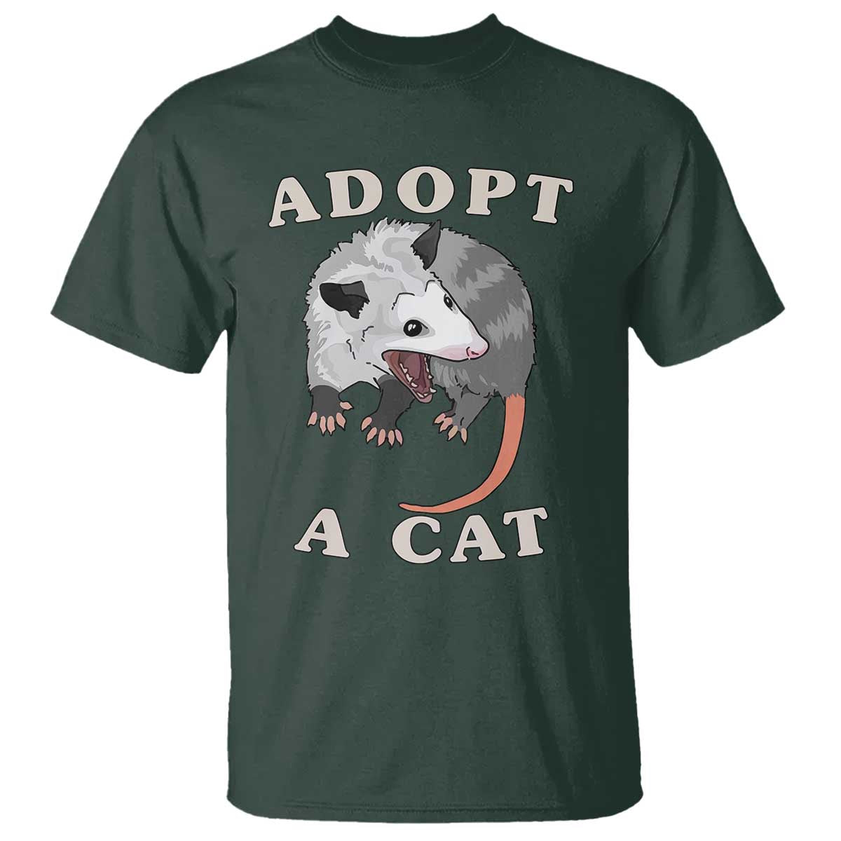 funny-opossum-meme-t-shirt-adopt-a-cat-possum-team-trash-vibes