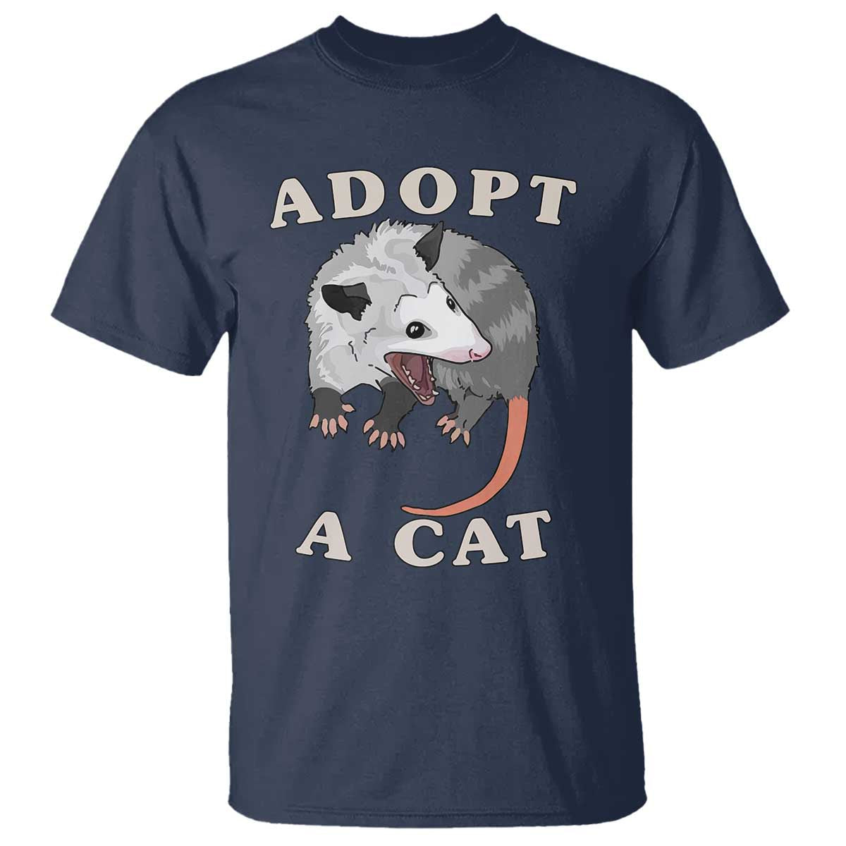 funny-opossum-meme-t-shirt-adopt-a-cat-possum-team-trash-vibes