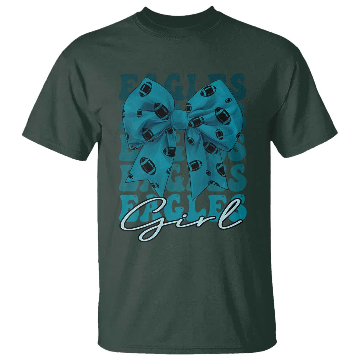 eagle-girls-t-shirt-midnight-green-coquette-bow-retro-vintage