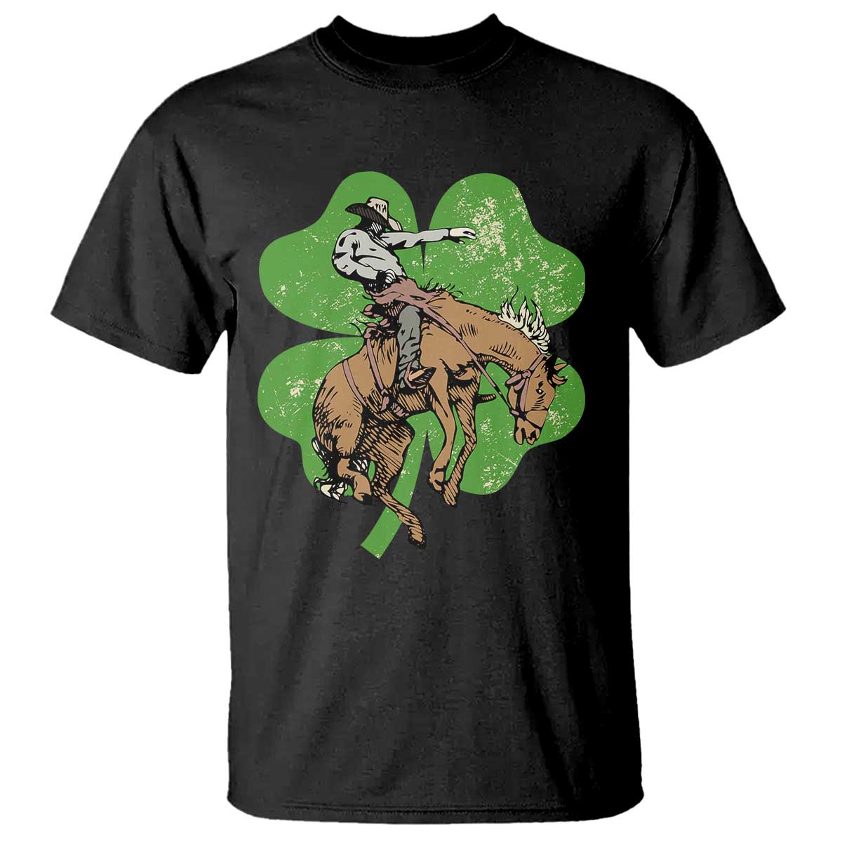 st-patricks-day-lucky-cowboy-t-shirt-retro-vintage-clover