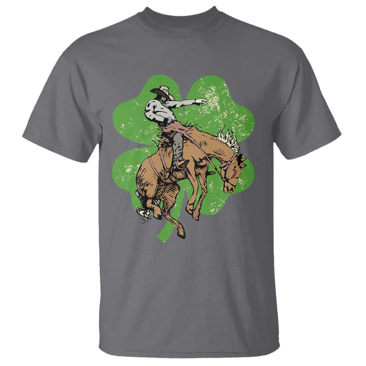 st-patricks-day-lucky-cowboy-t-shirt-retro-vintage-clover