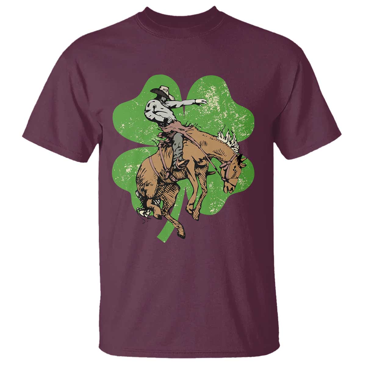 st-patricks-day-lucky-cowboy-t-shirt-retro-vintage-clover