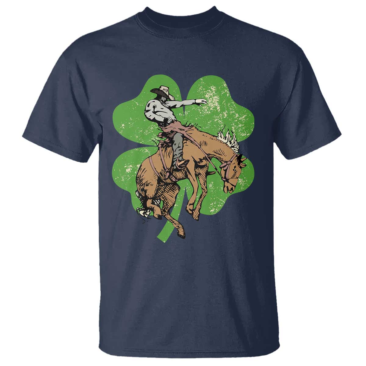 st-patricks-day-lucky-cowboy-t-shirt-retro-vintage-clover