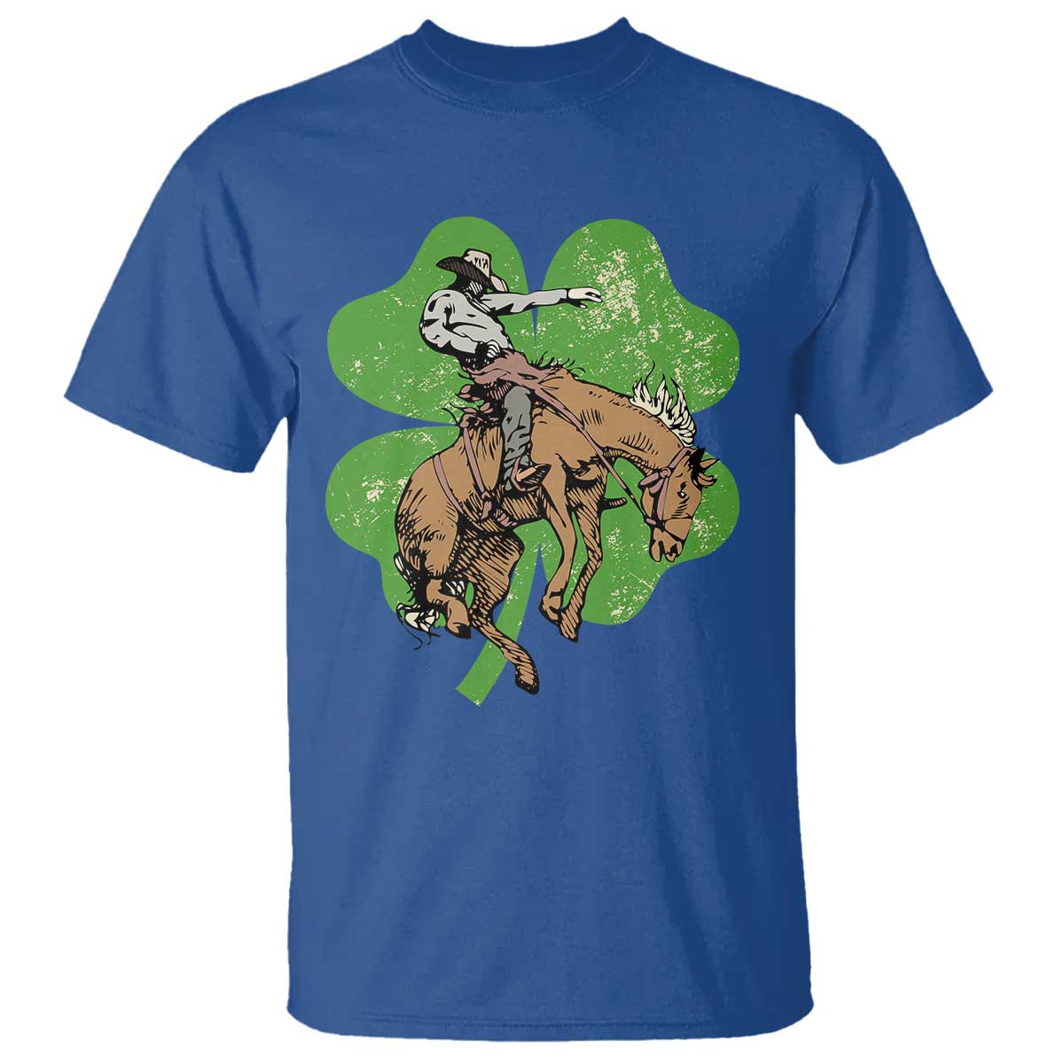 st-patricks-day-lucky-cowboy-t-shirt-retro-vintage-clover