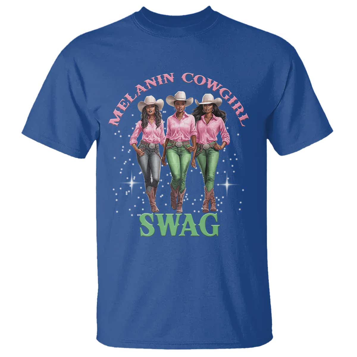melanin-cowgirl-swag-t-shirt-pink-green-african-american-cowgirls-black-history
