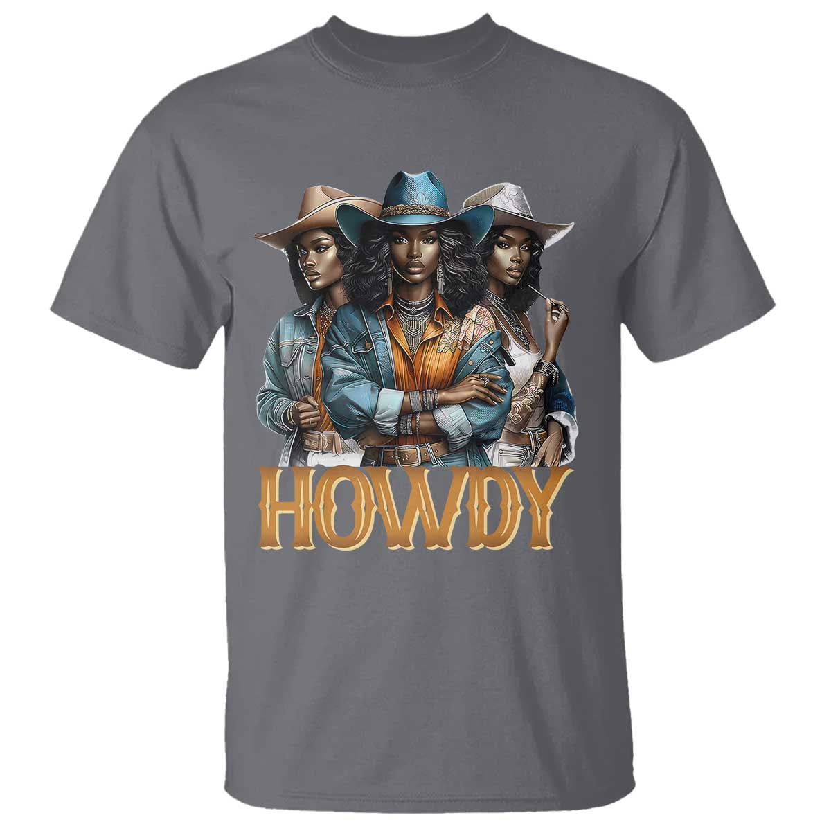 howdy-melanin-cowgirl-t-shirt-retro-western-rodeo-african-american-women-black-history