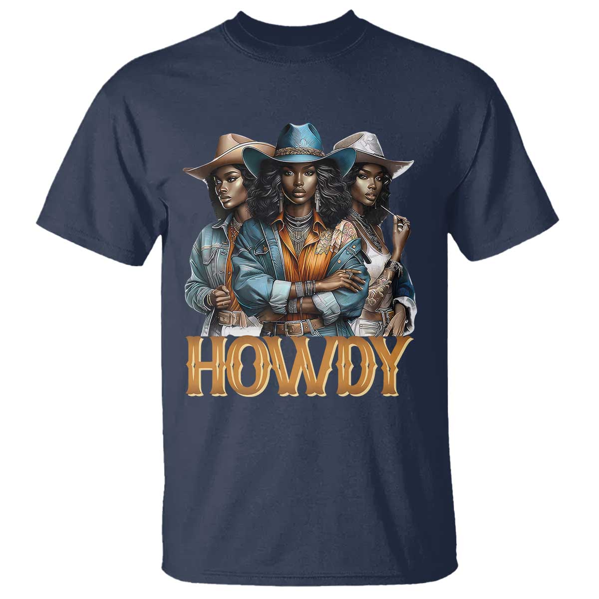 howdy-melanin-cowgirl-t-shirt-retro-western-rodeo-african-american-women-black-history
