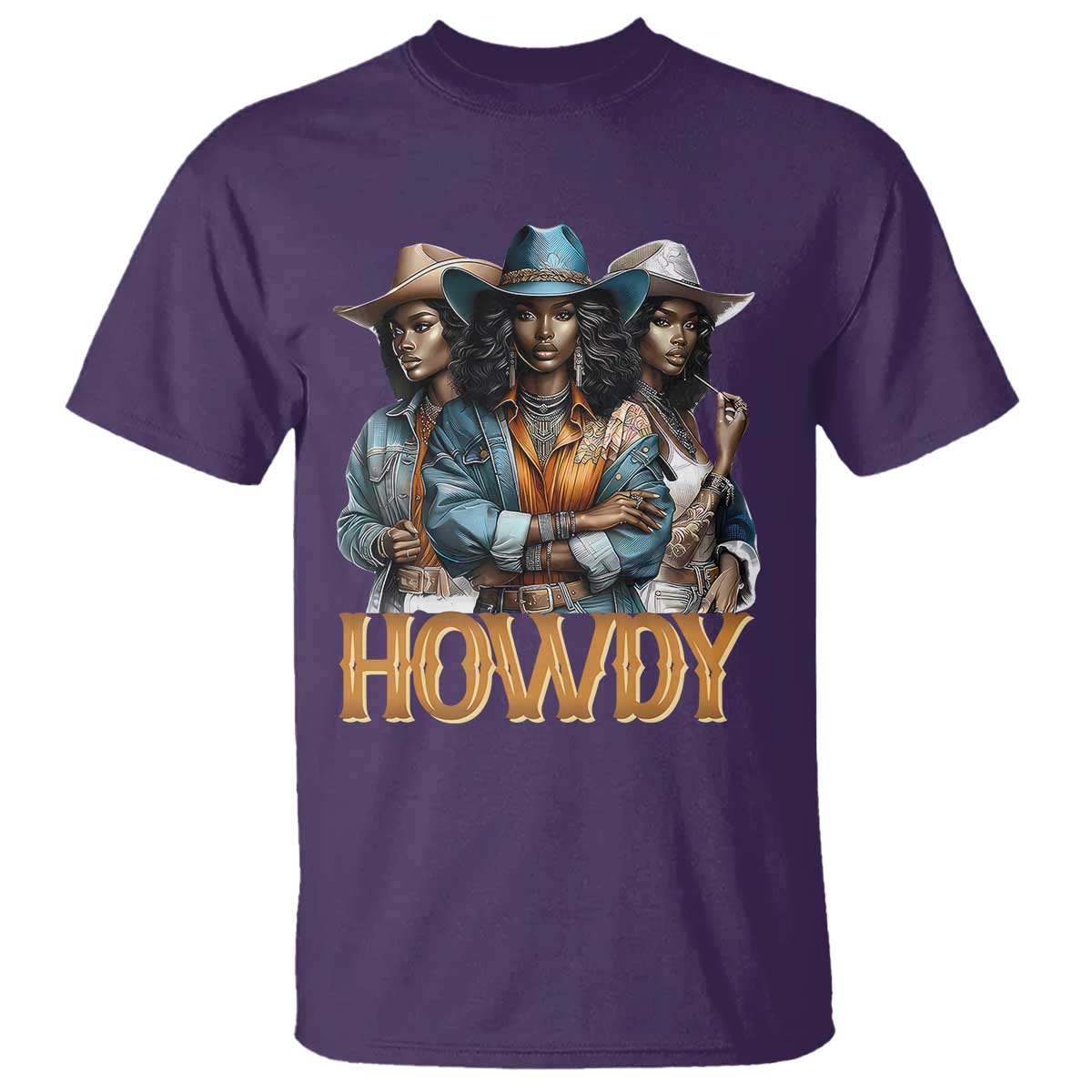 howdy-melanin-cowgirl-t-shirt-retro-western-rodeo-african-american-women-black-history