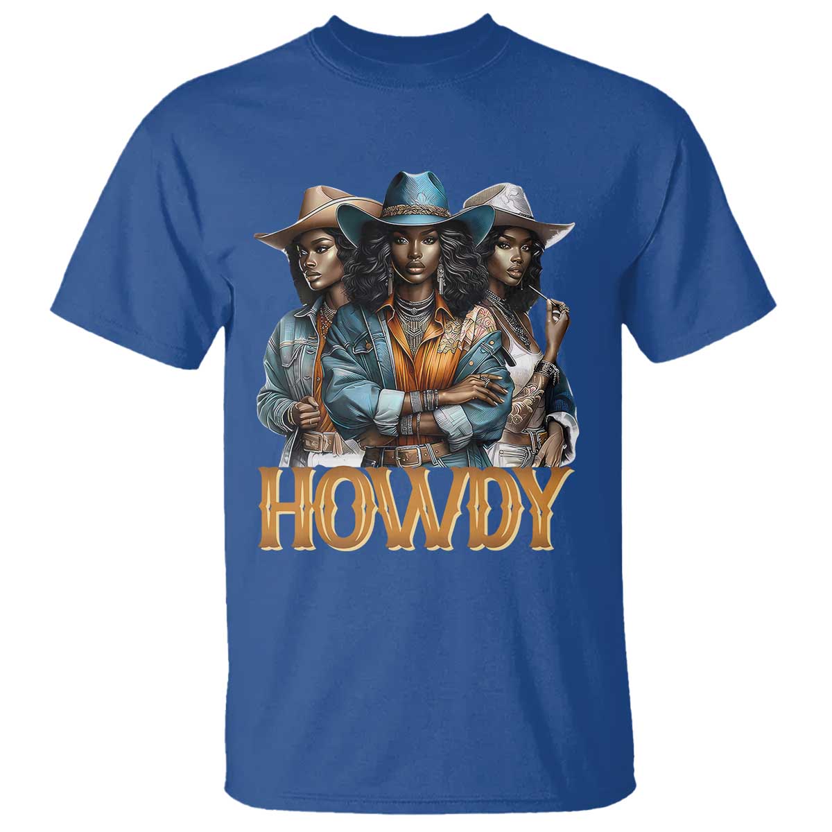 howdy-melanin-cowgirl-t-shirt-retro-western-rodeo-african-american-women-black-history
