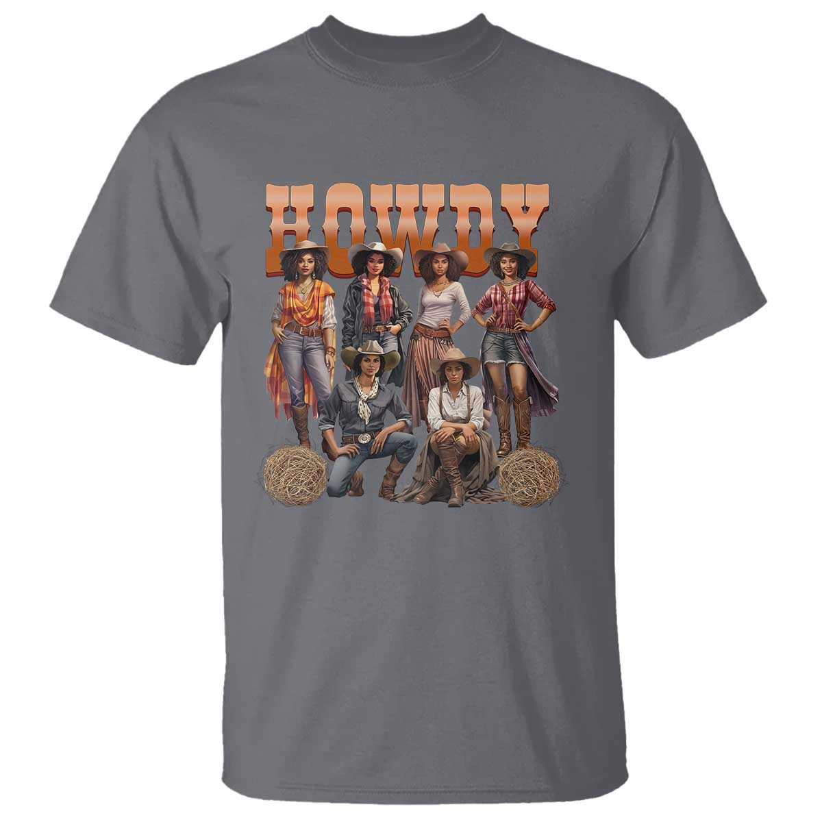 howdy-melanin-cowgirl-t-shirt-black-history-western-rodeo-texas