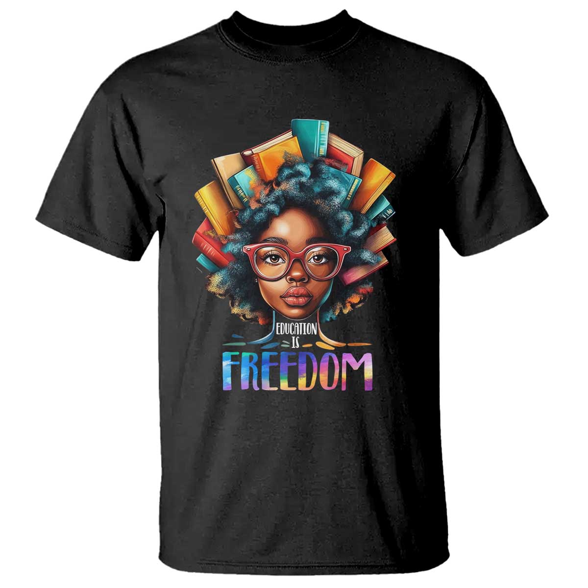 black-history-education-is-freedom-t-shirt-black-teacher-books