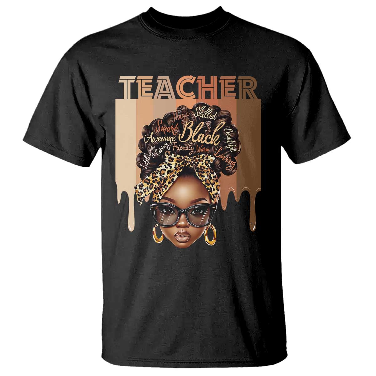 black-teacher-magic-t-shirt-black-history-month-afro-hair-melanin