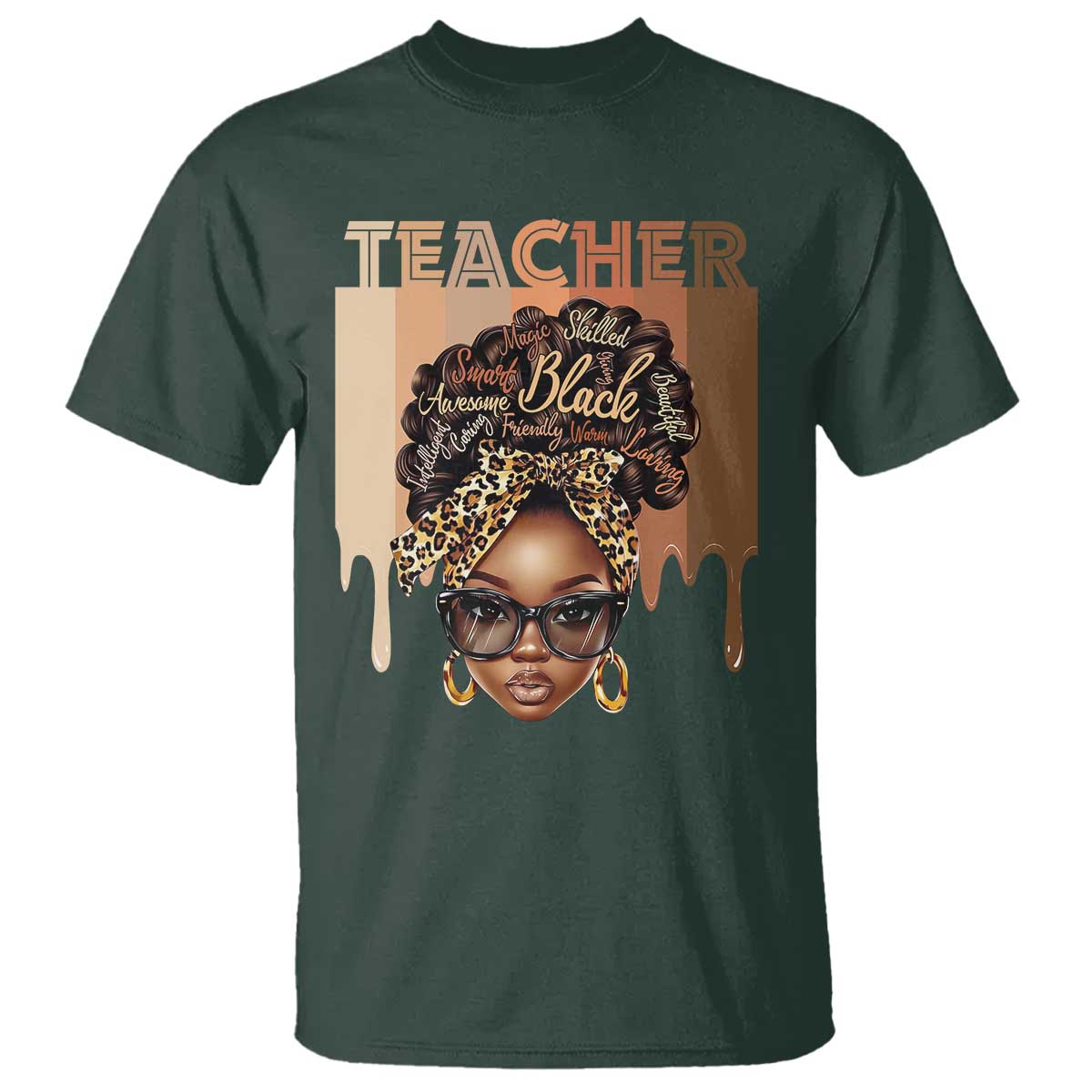 black-teacher-magic-t-shirt-black-history-month-afro-hair-melanin