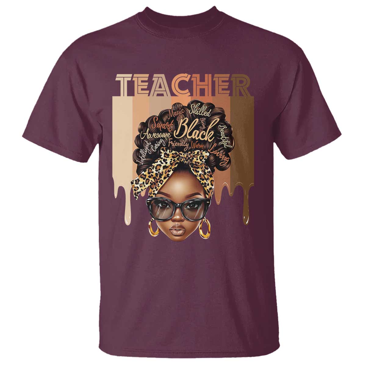 black-teacher-magic-t-shirt-black-history-month-afro-hair-melanin