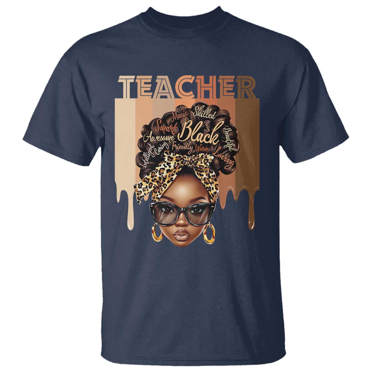 black-teacher-magic-t-shirt-black-history-month-afro-hair-melanin